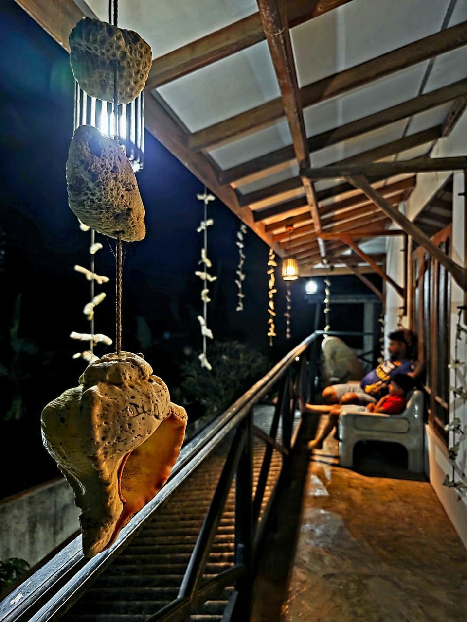 Night, Balcony/Terrace, Seating area