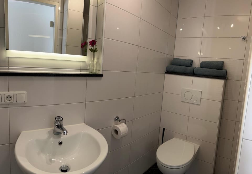 Shower, Toilet, Bathroom, towels