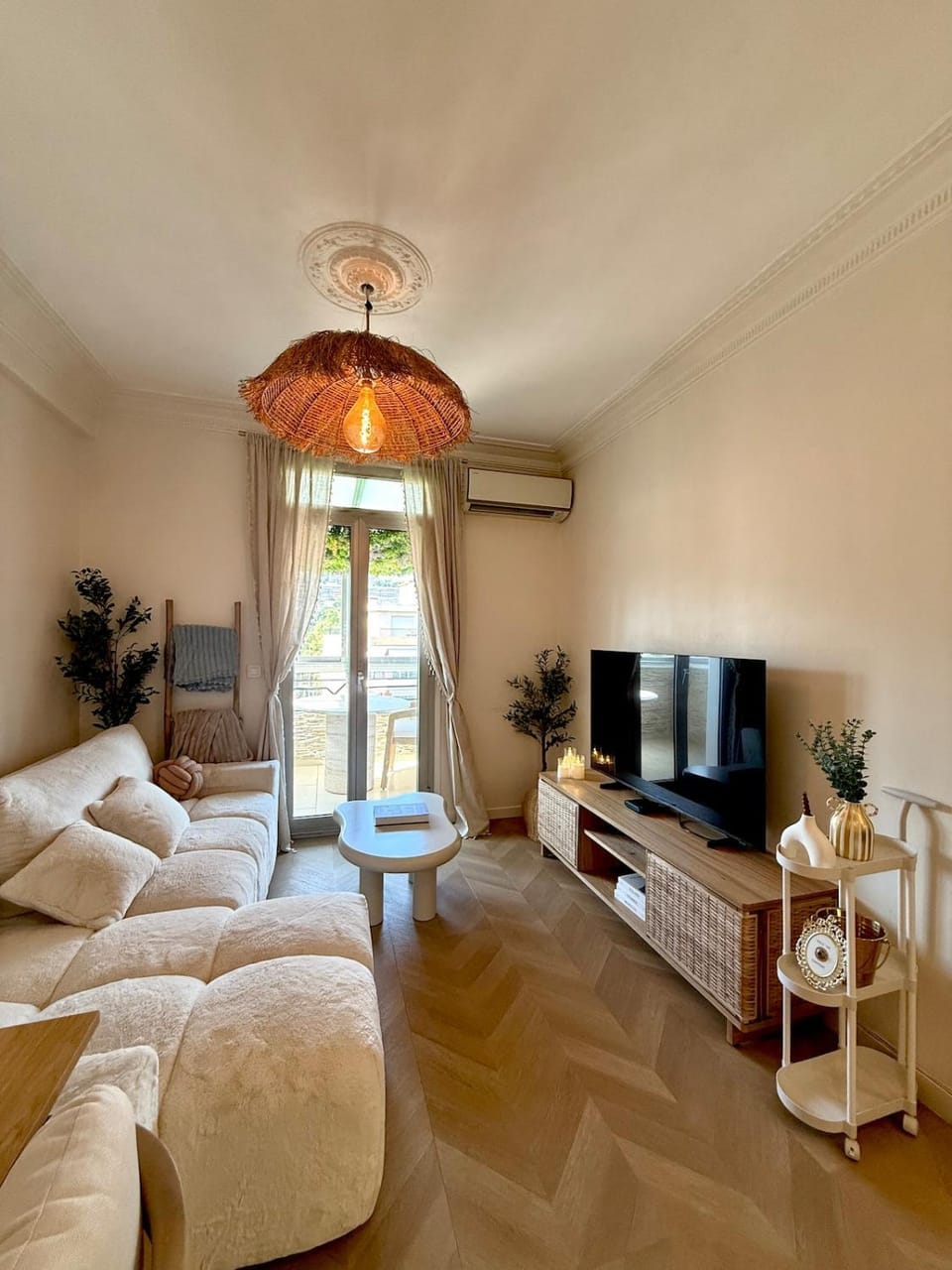 Living room, internet, air conditioner