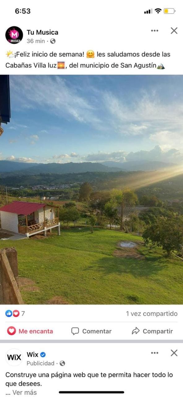 Cabañas Villa Luz Country House in Huila, Colombia