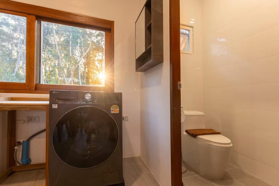 Toilet, Bathroom, washing machine