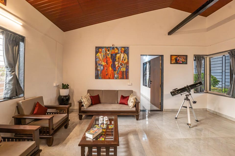 CosmicStays Birdsong Cottage Hilltop Lakeview Stay House in Maharashtra