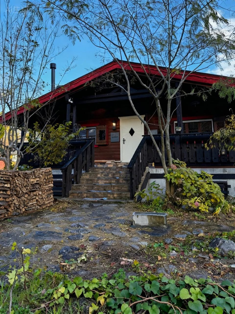 Property building, Spring, Garden, Garden view