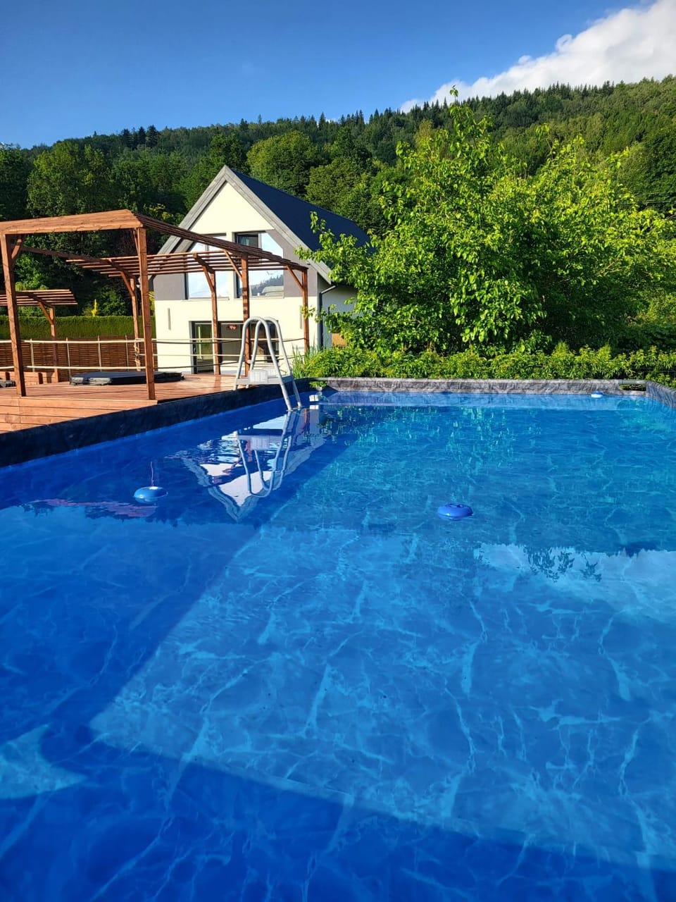 Natural landscape, Garden, Mountain view, Pool view, Swimming pool, Swimming pool, sunbed