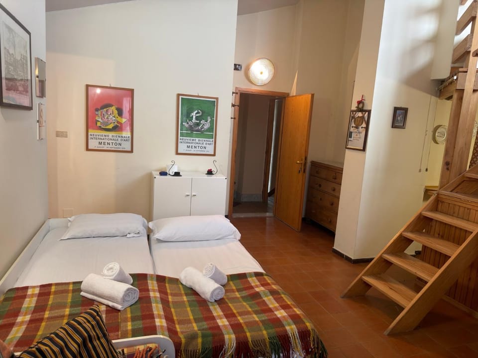 Bed, Photo of the whole room, Bedroom, towels, wardrobe