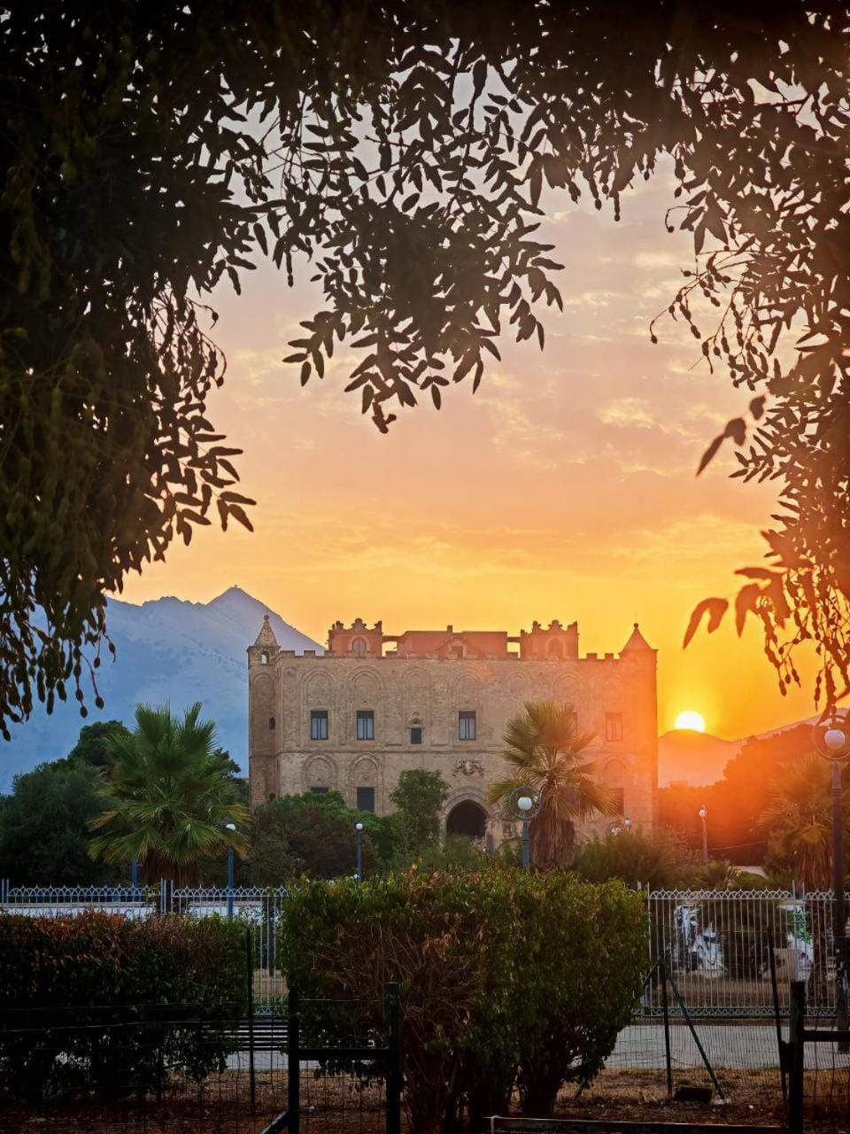 Nearby landmark, Sunset