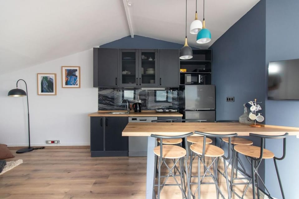 Modern Duplex with Large Terrace in Cihangir Apartment in Istanbul