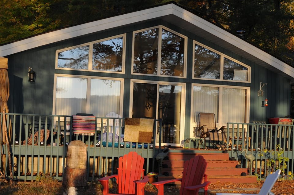 Property building, Patio, Seating area, Garden view