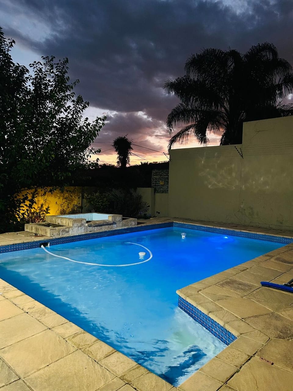 Night, Swimming pool
