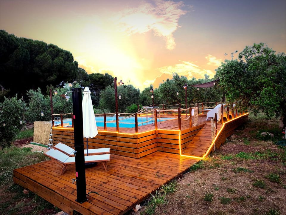 Pool view, sunbed