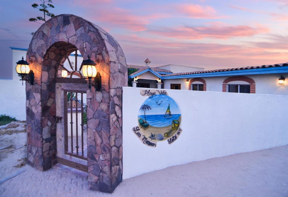 Property building, Property logo or sign, Sunset
