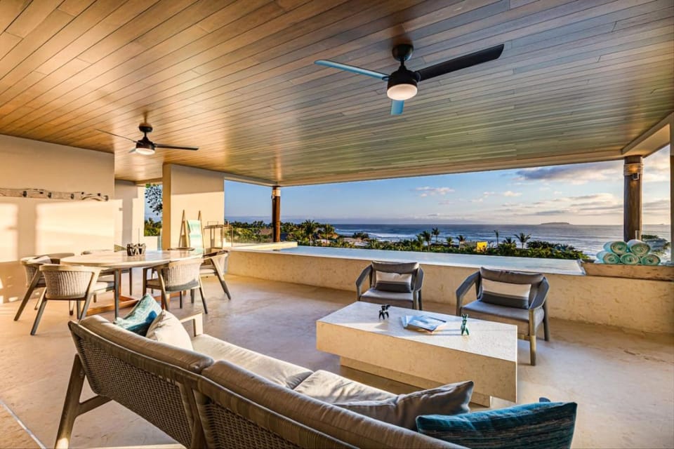 3 bed 3 5 bath Private Pool Wide Ocean Views House in Punta Mita