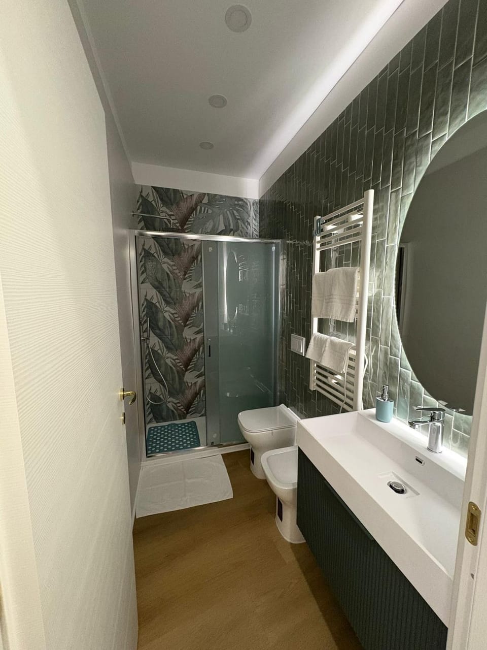 Shower, Toilet, Bathroom, towels