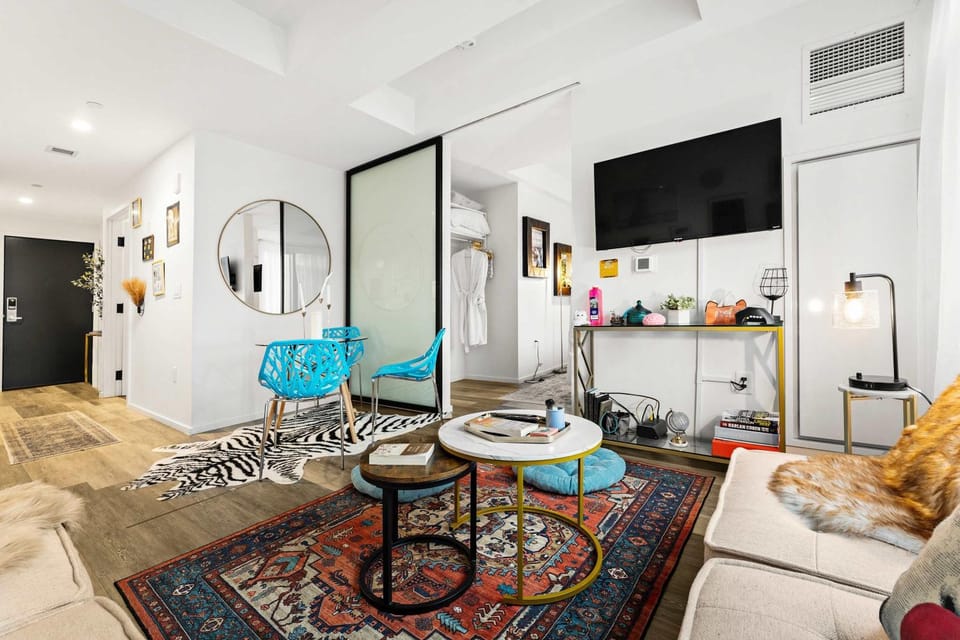 What a gem City views and a rooftop pool await Apartment in South Boston