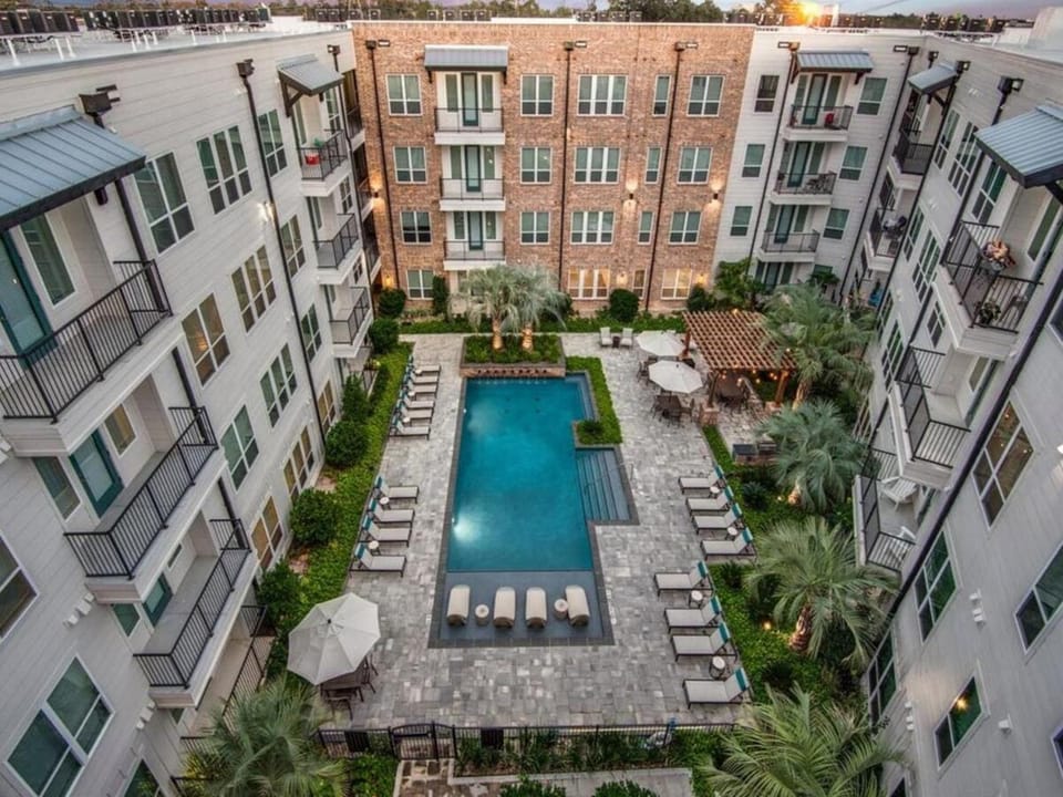 Bird's eye view, Pool view, Swimming pool