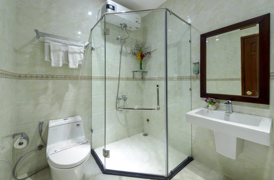 Shower, Toilet, Bathroom, towels