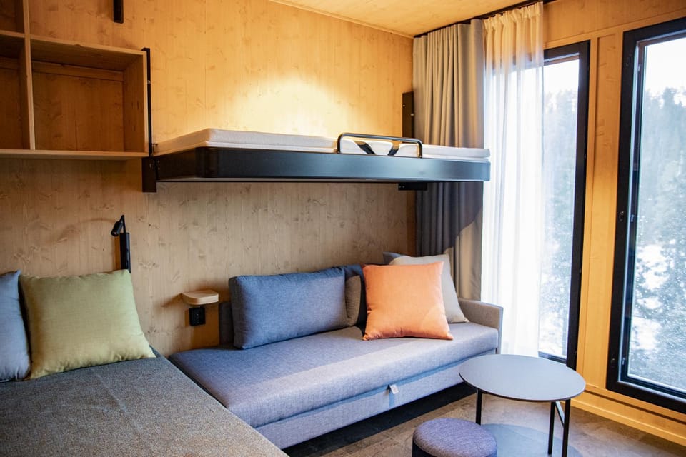 Bed, Living room, Photo of the whole room