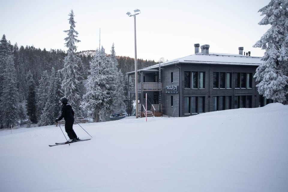 Property building, Day, Natural landscape, Winter, Skiing