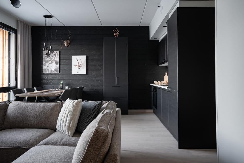Living room, Photo of the whole room, Dining area, heating, internet, kitchen