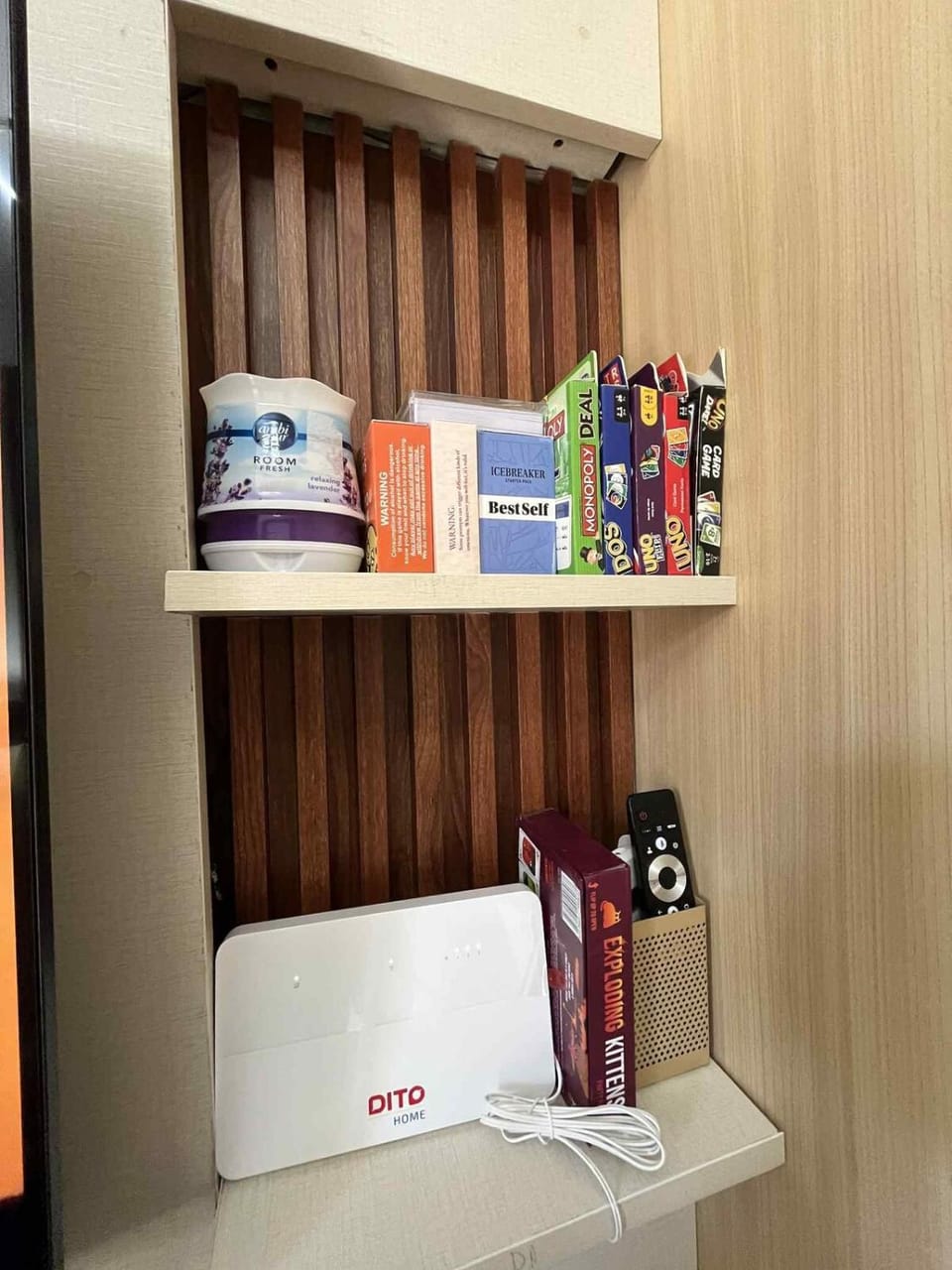Game Room, wardrobe
