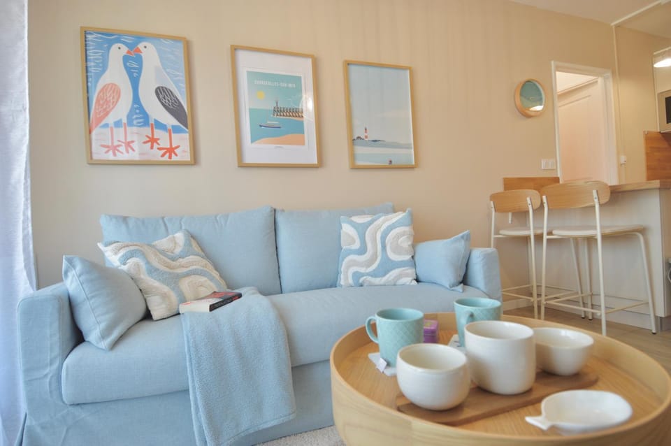 La parenthèse bleue, loggia et parking Apartment in Courseulles-sur-Mer