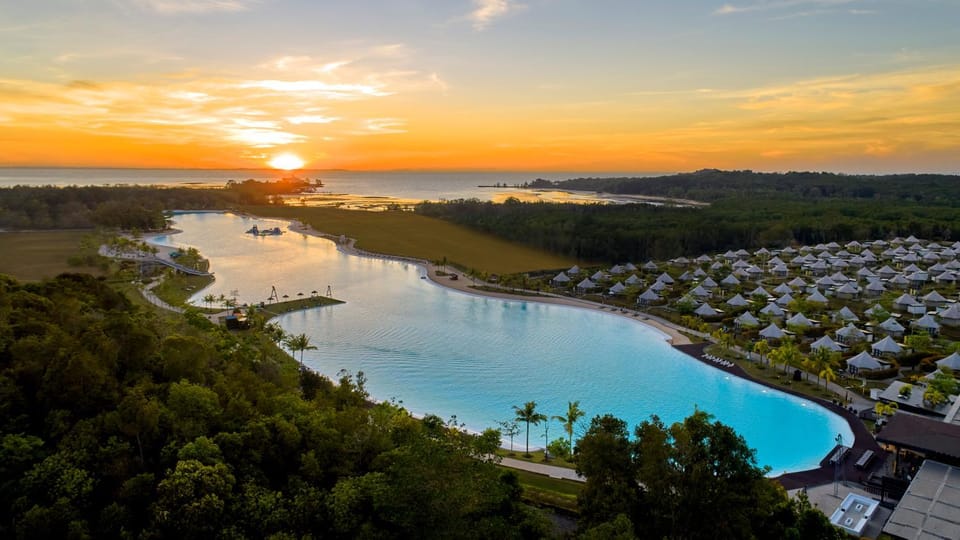 Natural landscape, Bird's eye view, Pool view, Swimming pool, Sunrise, Sunset