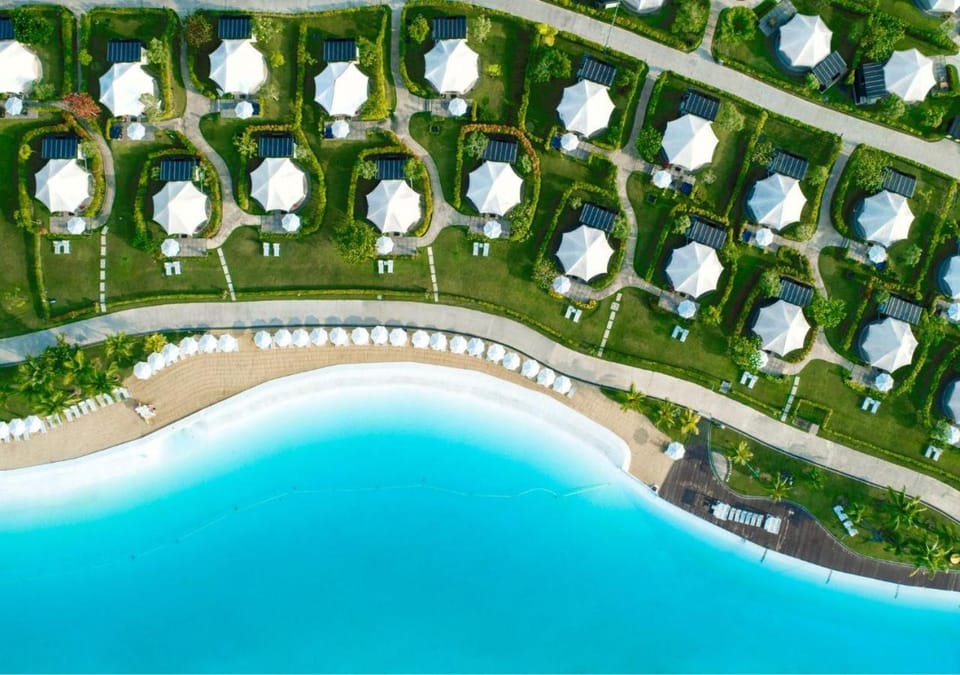 Natural landscape, Bird's eye view, Swimming pool