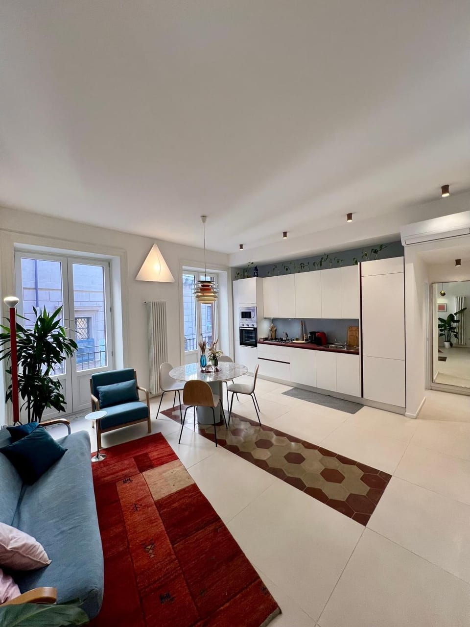 TV and multimedia, Kitchen or kitchenette, Living room, Seating area, Floor plan, Dining area, internet, minibar, oven, pet friendly
