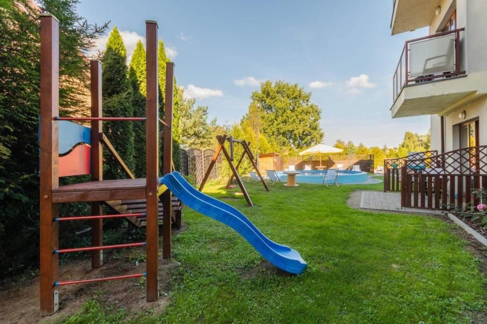 Day, Natural landscape, Children play ground, Garden, Garden view, Swimming pool