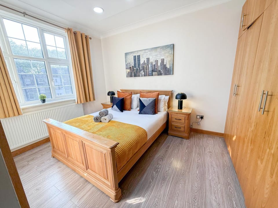 Bed, Bathroom, View (from property/room), Photo of the whole room, Bedroom, flat iron, hair dryier, heating, internet, storage, towels, wardrobe