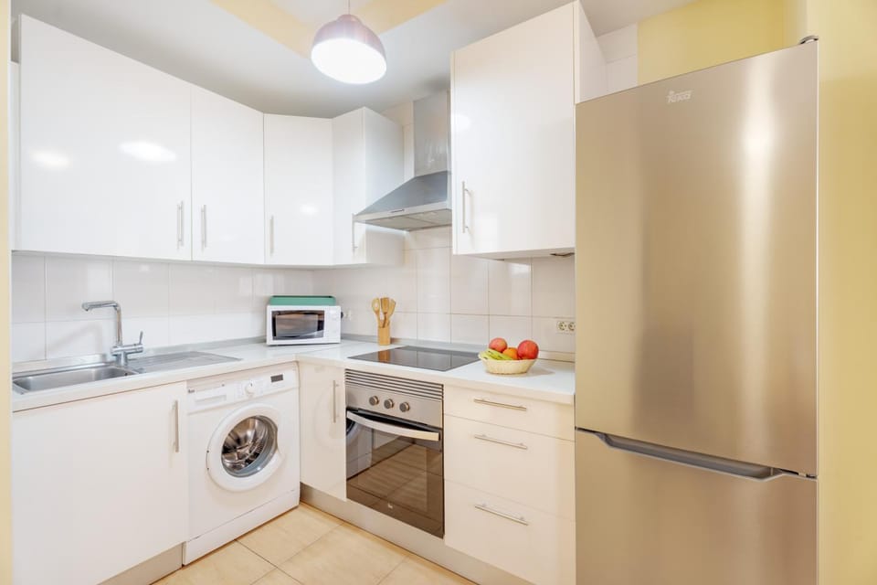 Kitchen or kitchenette, Living room