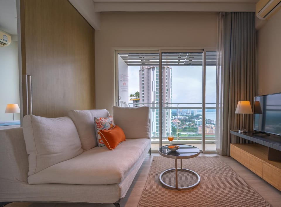 Living room, Sea view, Sunrise, Sunset