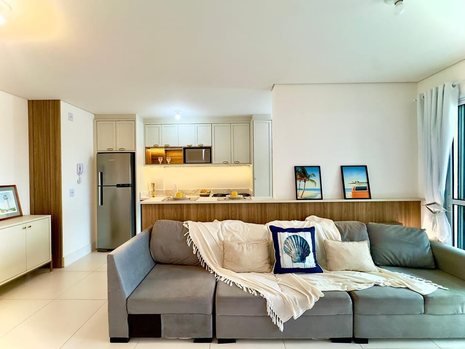 Kitchen or kitchenette, Living room, Seating area