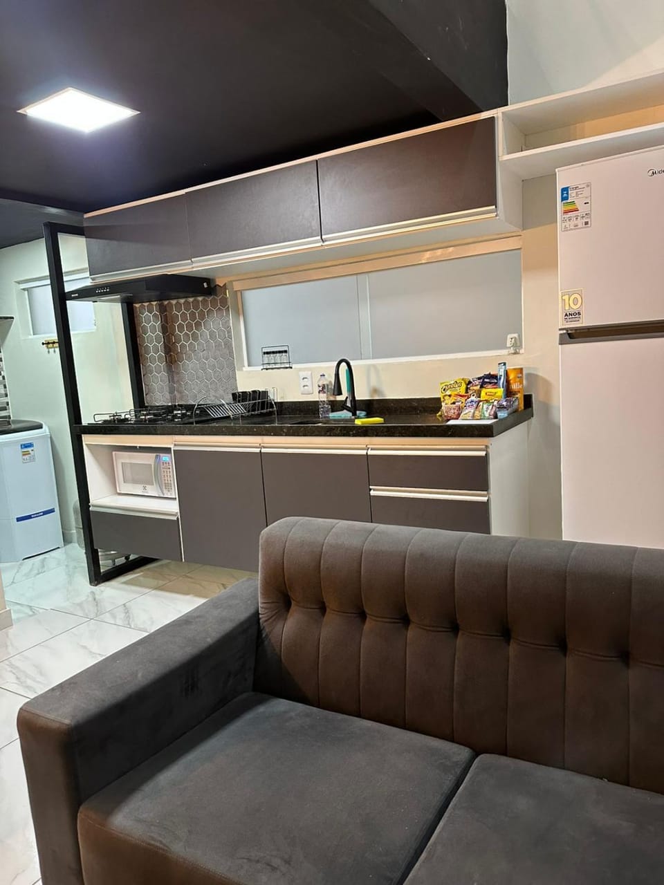 Kitchen or kitchenette, Living room