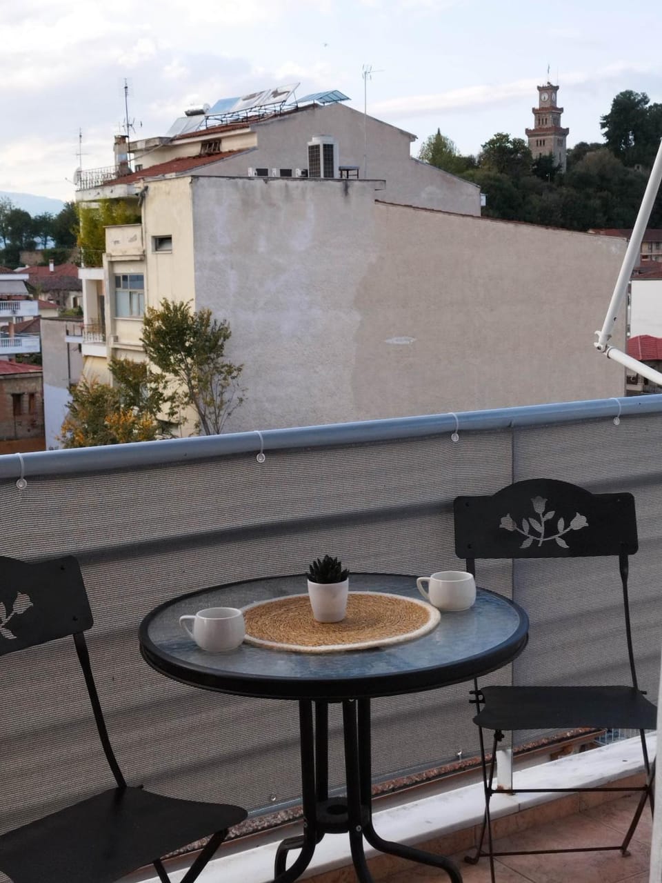 View clock loft Apartment in Trikala