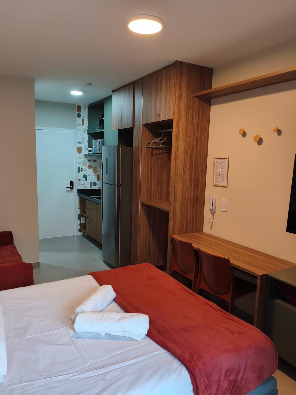 Bed, Kitchen or kitchenette, Bedroom, wardrobe