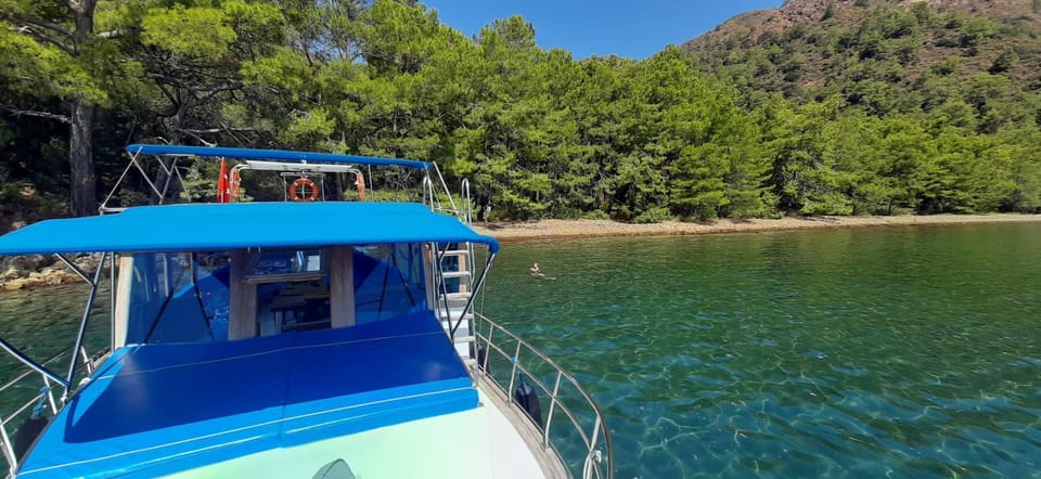 Dalyan Boat Tours Docked boat in Dalyan