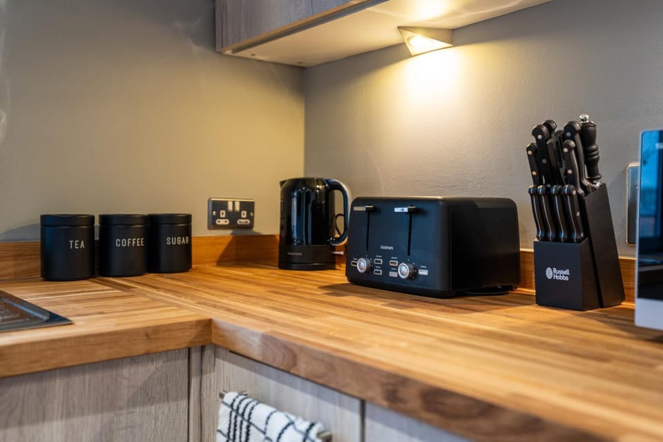 Coffee/tea facilities, Kitchen or kitchenette, toaster