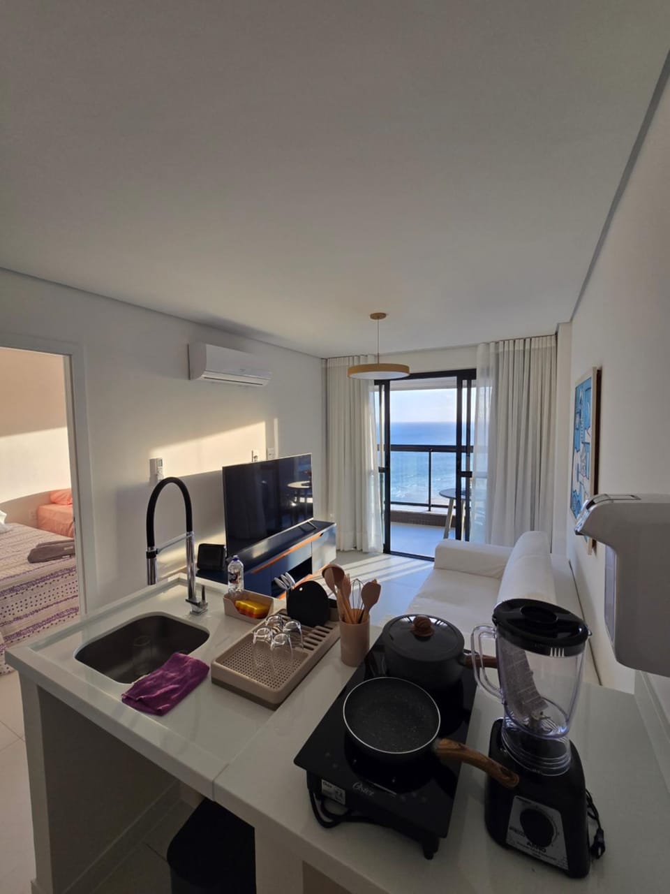 Quarto e sala praia Jaguaribe Salvador Apartment in Salvador