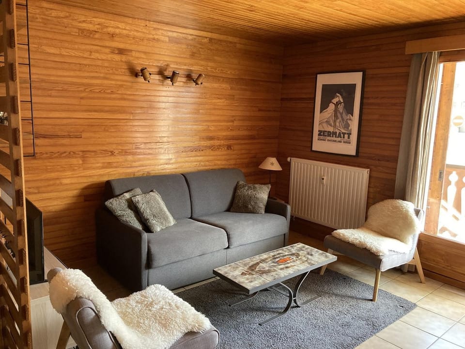 Appartement central 2 chambres, 6 personnes, Les Carroz d'Arâches Apartment in Arâches-la-Frasse