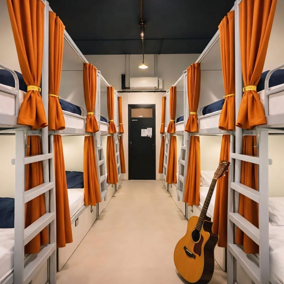 Bed, bunk bed, air conditioner
