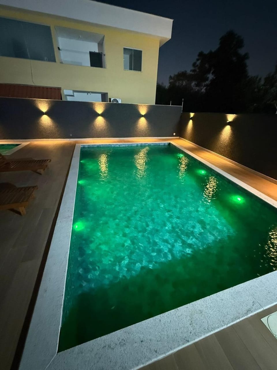 Night, Swimming pool