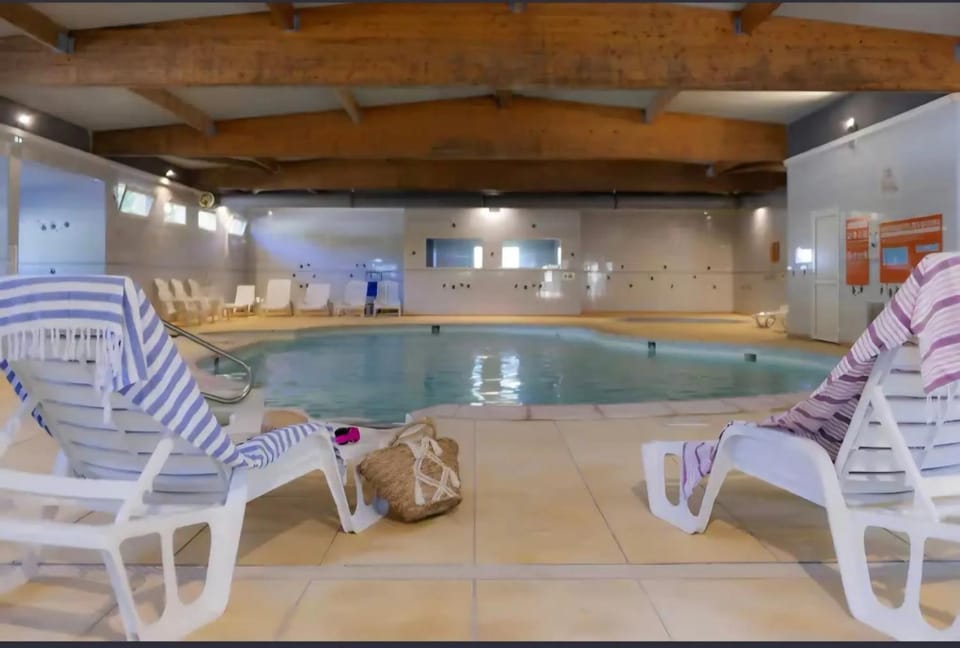 Property building, Living room, Swimming pool
