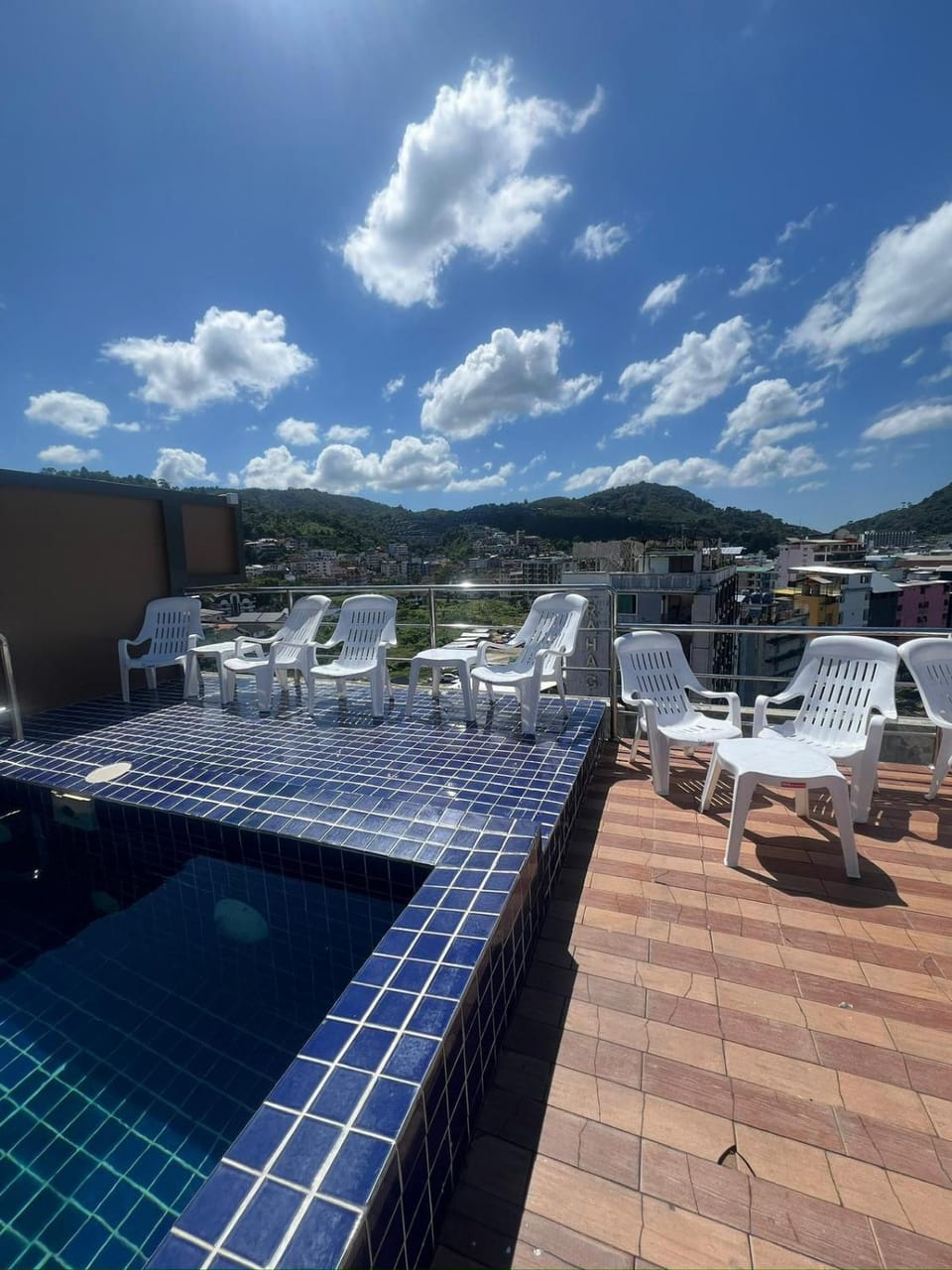 Day, Natural landscape, View (from property/room), Mountain view, Pool view, Swimming pool, sunbed