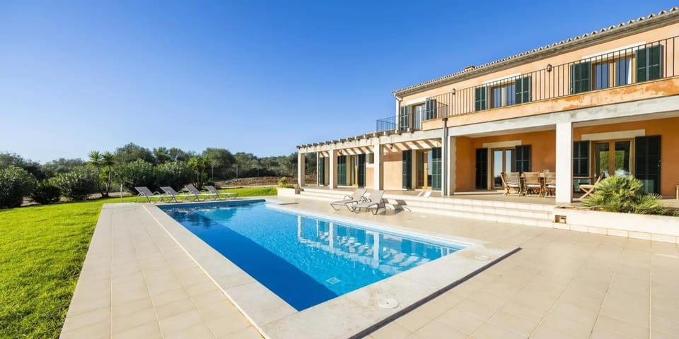 Property building, Living room, Swimming pool
