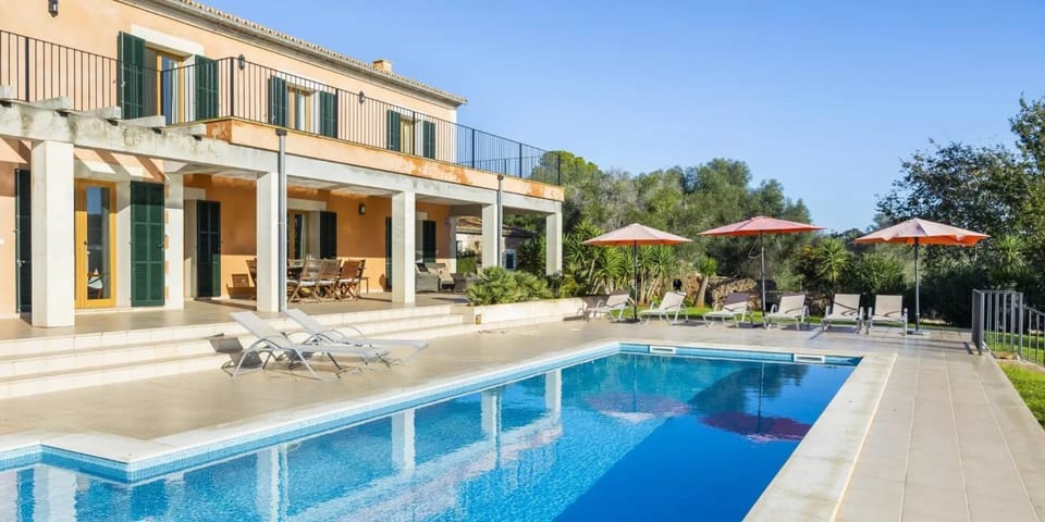 Property building, Living room, Swimming pool