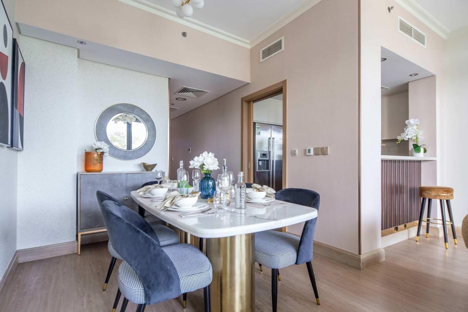 Dining area, air conditioner