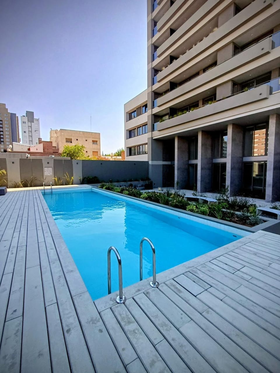 Property building, Garden, Pool view, Swimming pool