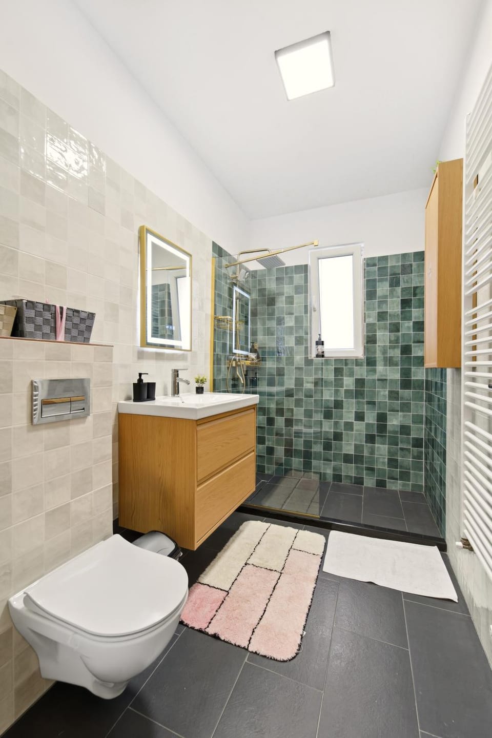 Shower, Bathroom, hair dryier