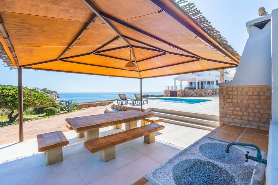 Property building, Living room, Swimming pool